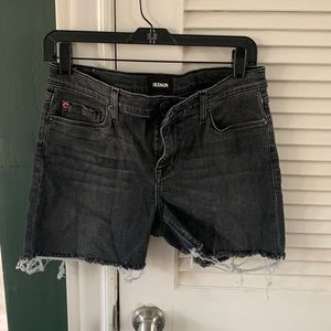 Hudson denim grey cutoff shorts